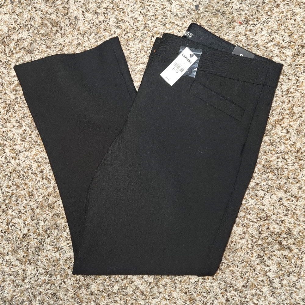 Express Black Ankle Length Pants Size 8
